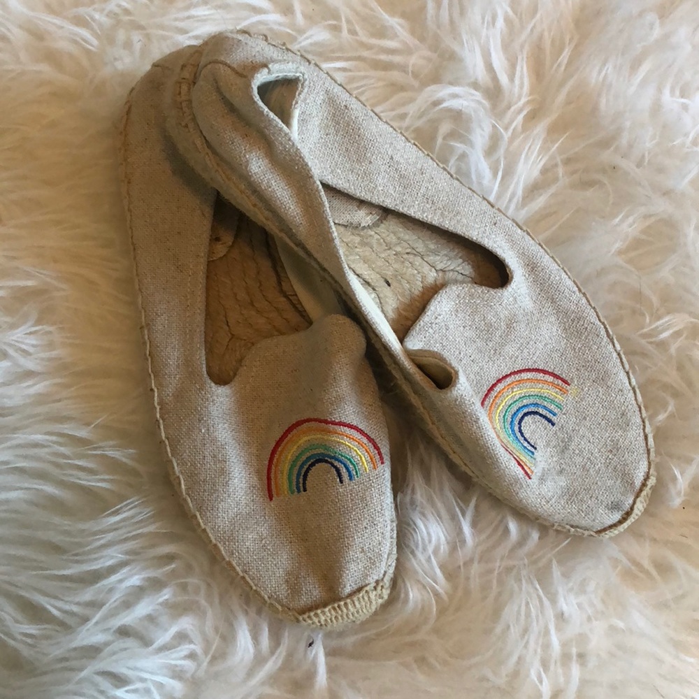Soludos | Rainbow Platform Smoking Espadrilles - Picture 1 of 4